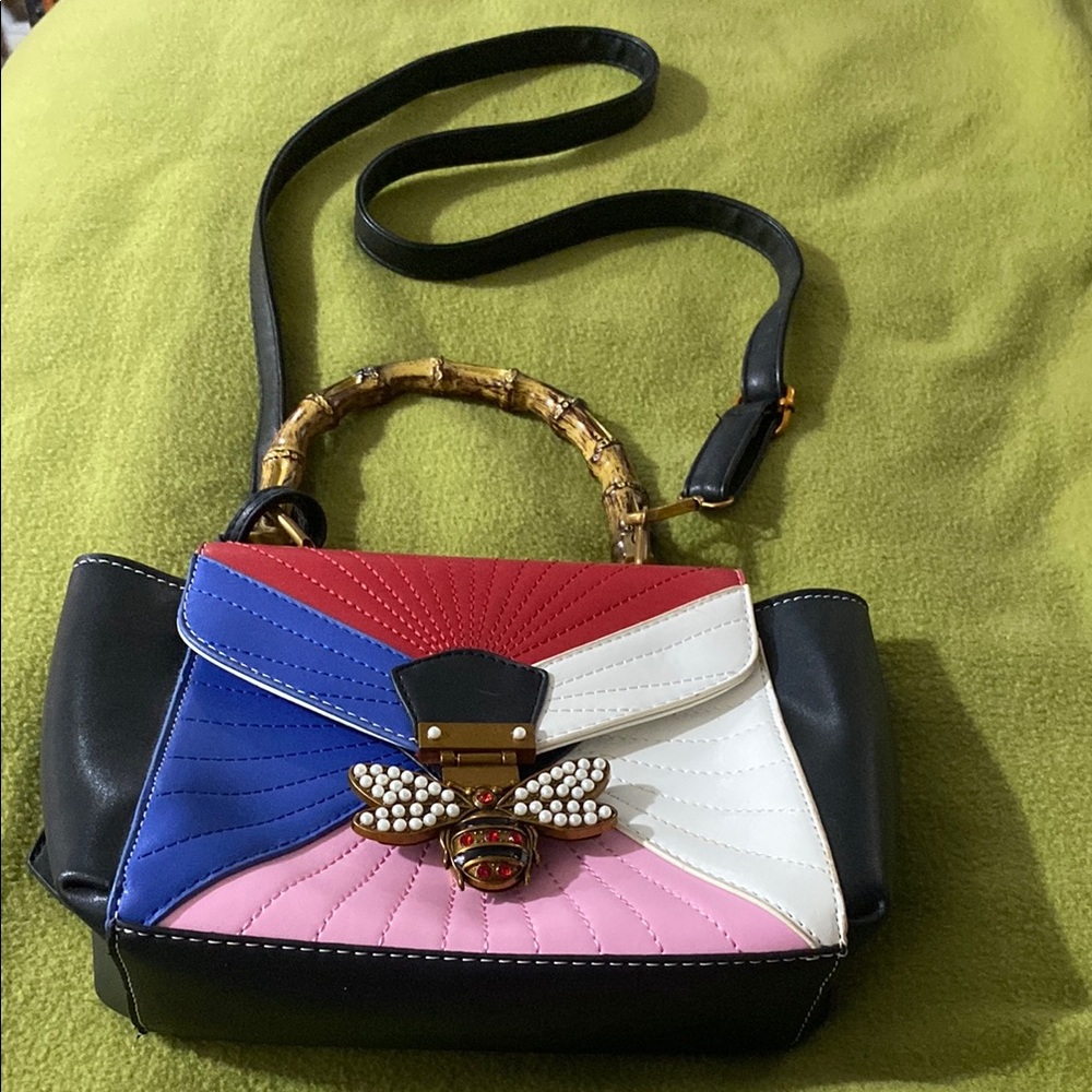 Elegant Multicolor Designer Handbag